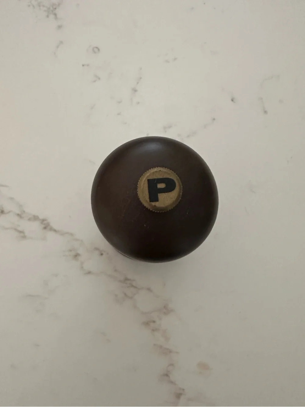 Brand New - Peugeot Dark Brown Chocolate Wooden Pepper Mill 5 inches